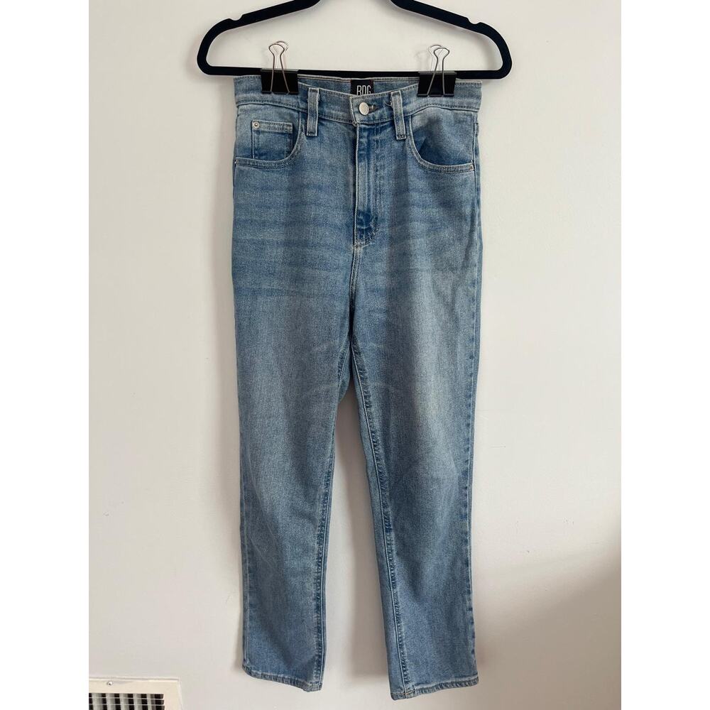 BDG Straight Leg Jeans Womens‎ 27 Light Wash High Rise Urban Outfitters